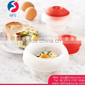 2 Pcs Convenience Safety Multifunction Fast Oven Round Silicone Egg Mold