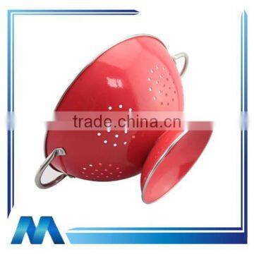 Stainless Steel Red Basket,stainless Steel Colander,fruit Basket photo-3
