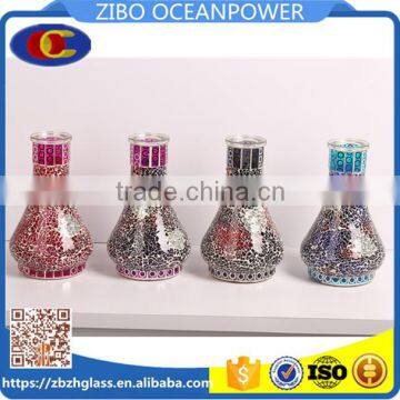 Glass bottle colored Mosaic glass shishahookah