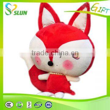 High quality cotton stuffed cheap wholesale custom fox plush toys