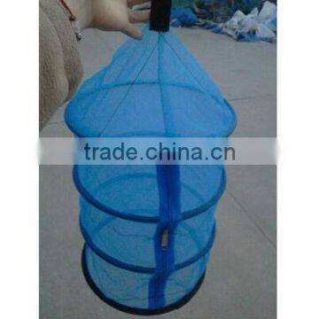 foldable multifunctional drying fish net, fish trap