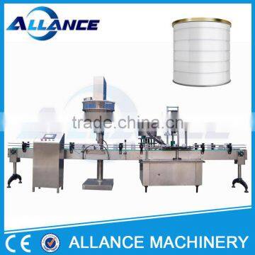 Linear automatic powdered milk filling machine