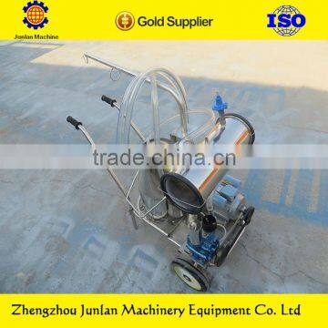 Portable automatic cow milking machine