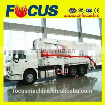 China new Truck Mounted Concrete Boom Pump 21m 25m 28m 32m Concrete truck with pump