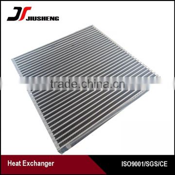 Customize aluminum plate fin air oil cooler heat exchanger core manufacturer in China