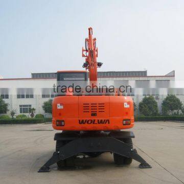 8 Ton Hydraulic Wheel Excavator From China Manufacturer photo-3