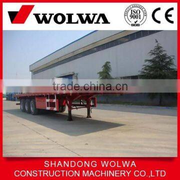 Flatbed Truck Semi Trailer With Low Price photo-2