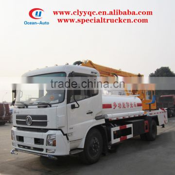 Dongfeng 22M high lifting platform operation truck with water function from original factory