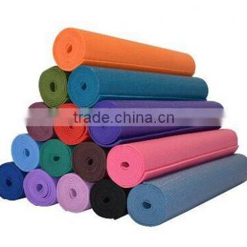 Colorful waterproof PVC yoga mat/ PVC foam yoga mat/non-slip exervise mat