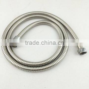 promotional bottom price stainless steel flexible hose 1.5meter with plastic fittings