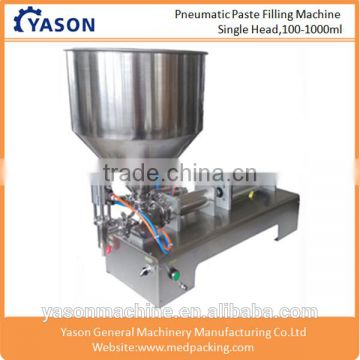 Small Scale Single Head Cream Pneumtic Filling Machine with 100-1000ml