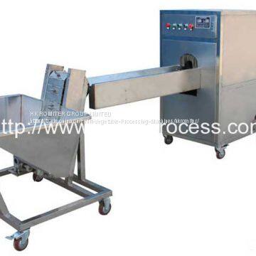 All in One Single Belt Onion Peeling Root Cutting Machine