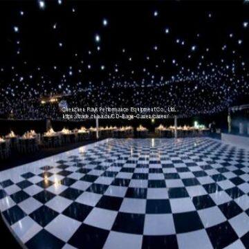 White and Black Dance Floor for Sale Dance Floor Widely Used for Wedding