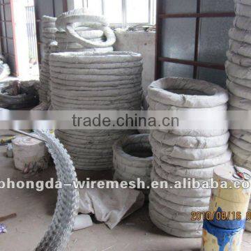 galvanized weight razor wire