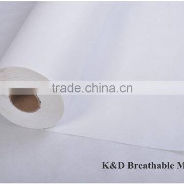 Waterproof Moisture Permeable Breathable Membrane for Roofing Underlay