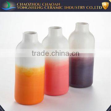 Hand painted colorful ceramic fancy vases for decorate flower