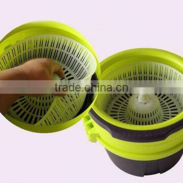 Vivinature Easy Spin Mop Single Bucket 2 Microfiber Rotating Head photo-3