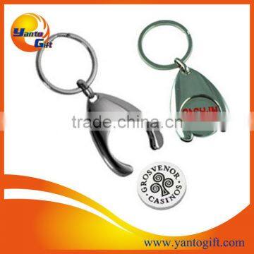 Custom soft enamel Metal trolly keychain