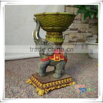 Popular Fiberglass Indoor Thailand Elephant Statue for Sale photo-4