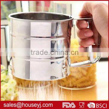 home baking tool stainless steel flour sifter powder sifter shakers