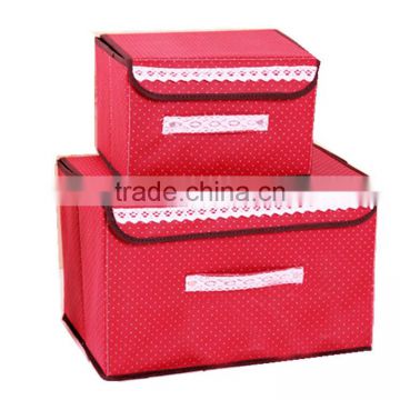 N496 Household Non Woven Box Foldable Storage Box Home Storage Organization