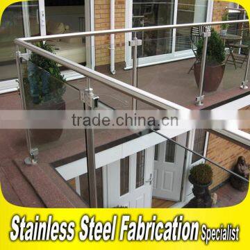 Fine Art 304 Stainless Steel Balcony Railing Design Glass photo-4