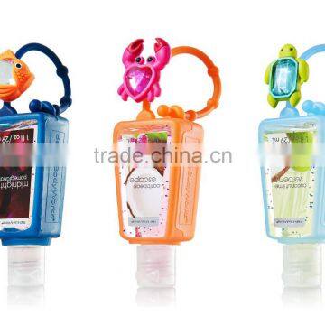 Toilet hand sanitizer spray with holder for perfume