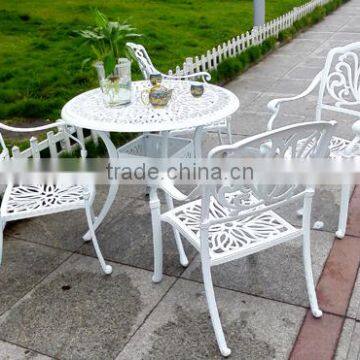 Arlau Cast Aluminum Patio Table and Chairs Set photo-2