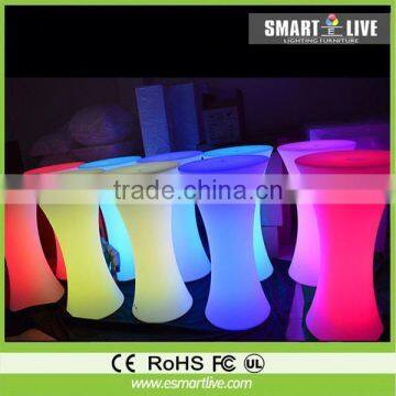 Light Up Furniture Colors Changing LED Bar Cocktail Table