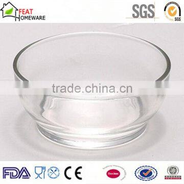 Cheap glassware large glass salad bowls