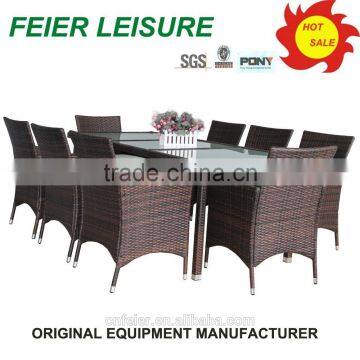 Outdoor Rattan/wicker Furniture Wrought Iron Garden Table Chair photo-4