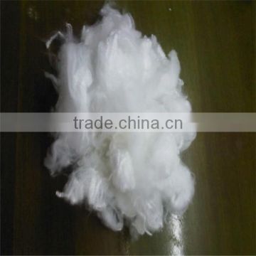 chinese low price 1.2D 1.4D virgin white polyester staple fiber