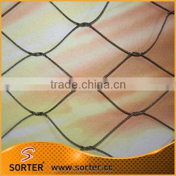 Stainless steel knotted rope mesh for farmland fence chicken mesh