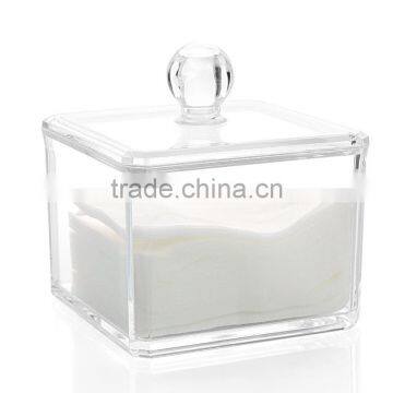Clear Acrylic Cotton Ball and Swab Holder Case/ Cotton Ball Container photo-6