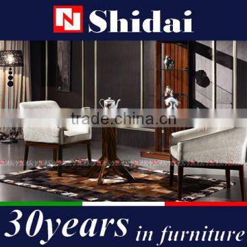 Italian Wooden Venner Dining Table and Chair photo-6