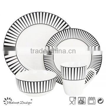 White High Quality Ceramic Porcelain Popular Design Latest Dinner Set photo-5