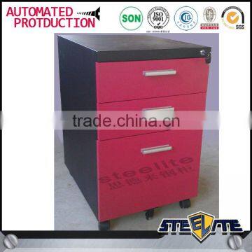 BL-05 Common Under Desks 3 Drawer Locking Mobile Storage Cabinet photo-2