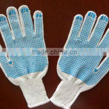 7 gauge PVC dotted knit gloves