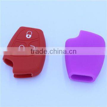 for Mercedes Benz 3 buttons silicone car key case, silicone car key covers for benz