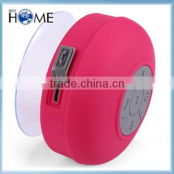 2016 Hot Sale IPX4 Wireless Portable Mini Bluetooth Box Waterproof Speaker With Sucker for Shower/Washroom photo-3