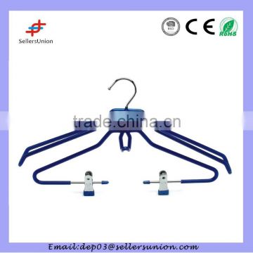 Suit hangers with clip