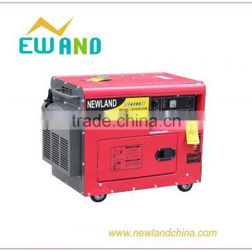 220v 50hz generator 6kw soundproof machine silent diesel generator portable