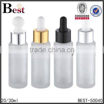 20ml 30ml Empty Perfume Glass Dropper Bottle White Essential Oil Cosmetic Glass Dropper Bottle White Wholesale Free Sample photo-6