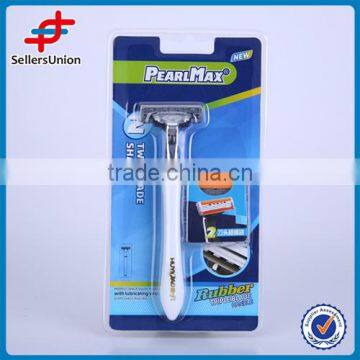 3PCS STAINLESS STEEL TRIPLE BLADE RAZOR WITH 2PCS MOVING HEAD