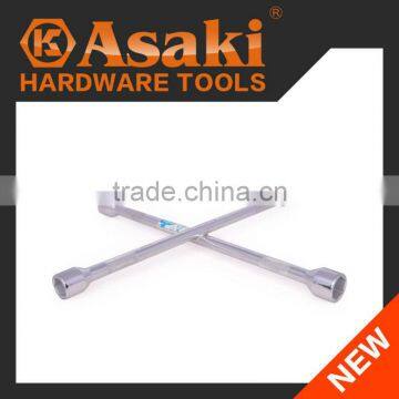 High Quality Mirror Finish Knurling Cross Rim Wrench/X Cross Rim Wrench