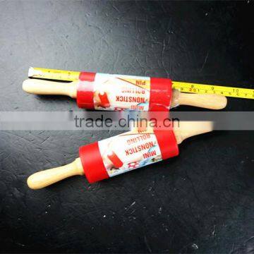 16162 Rolling Pin Non-Stick Silicone Surface Rolling Pin Wooden Rolling Pin Handl photo-5
