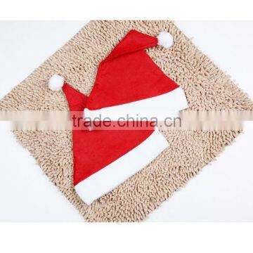 2016 Cheap Factory Price Christmas Party Santa Red Hat And White Cap for Christmas Decoration photo-3