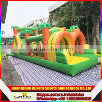 Cheap price inflatable obstacle course adult for kids play