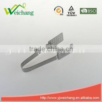 WCL022 Stainless Steel Tea Bag Clip Food Tong Ice Tong Tea Bag Tong