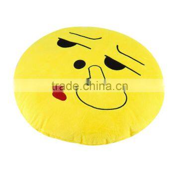 Soft Emoji Smiley Emoticon Yellow Round Cushion Pillow Stuffed Plush Toy Doll Christmas Present New photo-4